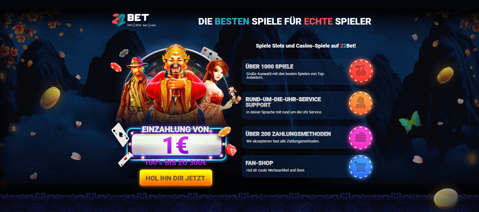 22Bet Casino im Überblick